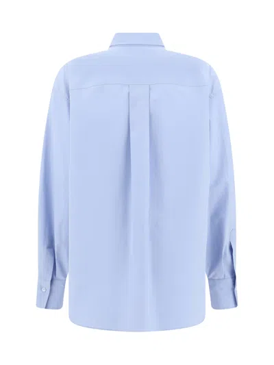 Brunello Cucinelli Women Shirt With Iconic Jewelry Detail In Blue