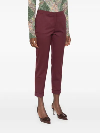 Etro Pants In Brown