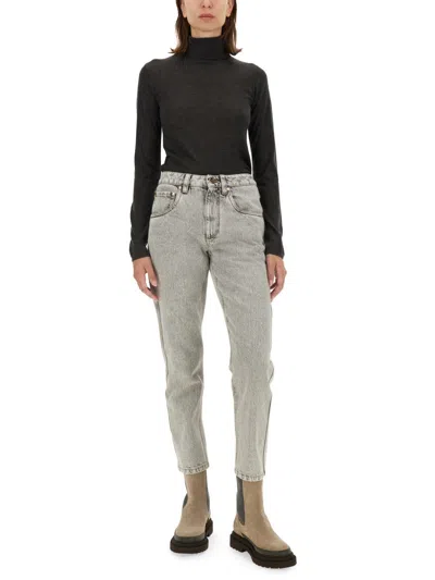 Brunello Cucinelli Women Turtleneck Shirt In Black