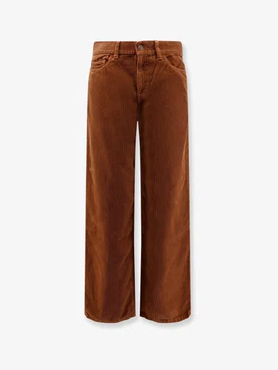 Celine Women Jolene Corduroy Trousers In Multi