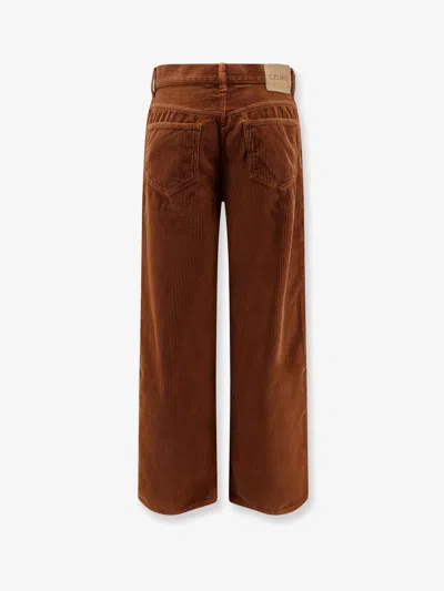 Celine Women Jolene Corduroy Trousers In Multi