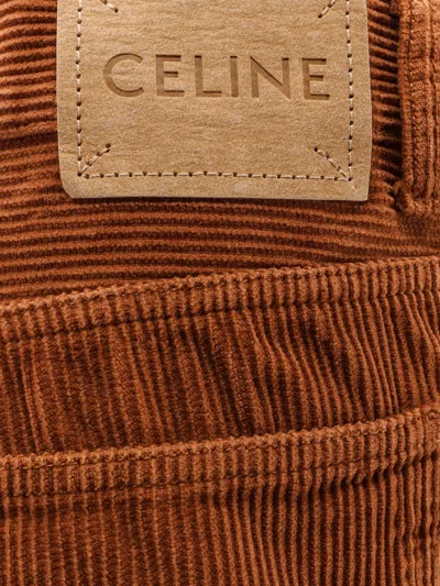 Celine Women Jolene Corduroy Trousers In Multi