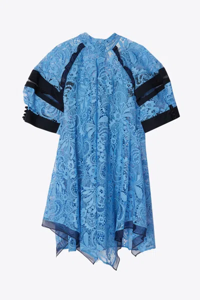 3.1 Phillip Lim Embroidered Lace Hankerchief Dress In Animal Print