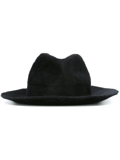 Shop Lola Hats Low Fedora Hat - Black