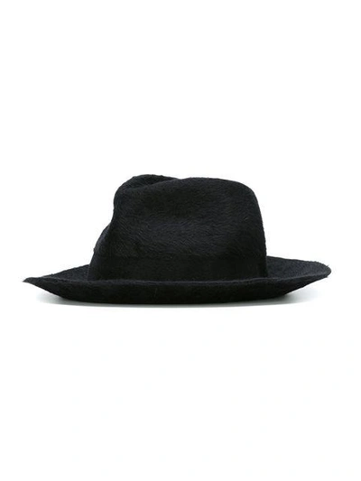 Shop Lola Hats Low Fedora Hat - Black