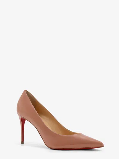 Christian Louboutin Women Kate 85 Patent Leather Pumps In Brown