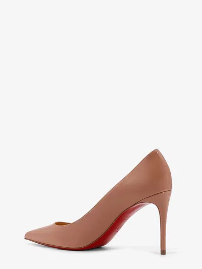 Christian Louboutin Women Kate 85 Patent Leather Pumps In Brown
