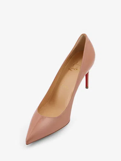 Christian Louboutin Women Kate 85 Patent Leather Pumps In Brown