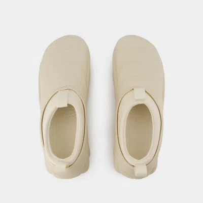 Crocs Ivory Rubber Echo Storm Slip Ons In Multi