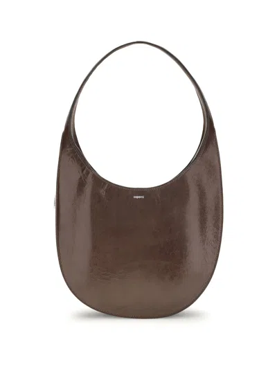 Coperni Women Medium Soft Swipe Shoulder Bag In Brown