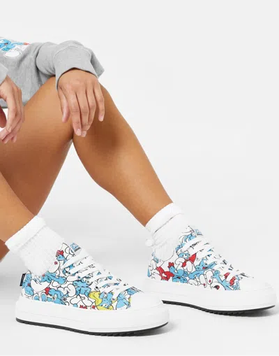 Dsquared2 Smurfs Low Top Sneakers In Multi