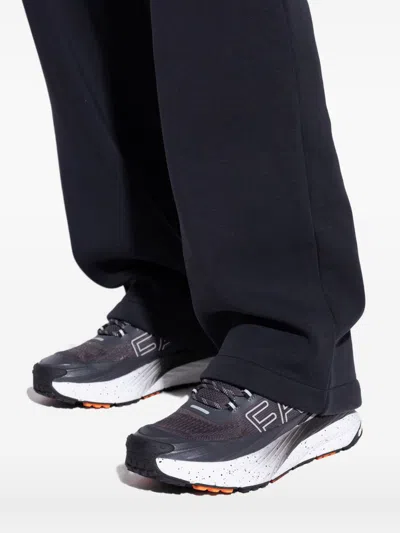 Ea7 Emporio Armani Sports Shoes With Logo In Black