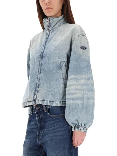 Diesel De-flowye-s Jacket In Blue