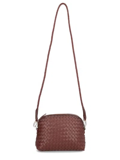 Dragon Diffusion Women Chunky Fellini Clutch Bag In Brown