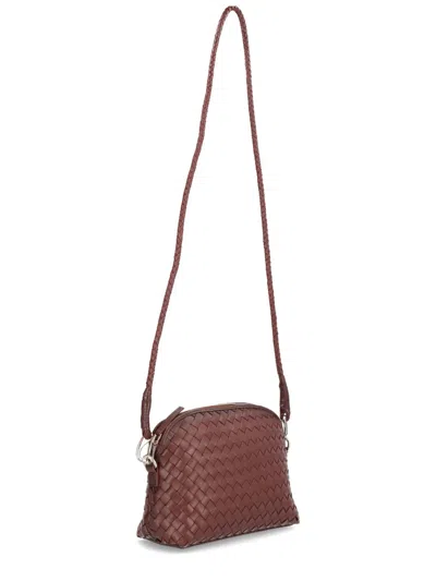 Dragon Diffusion Women Chunky Fellini Clutch Bag In Brown