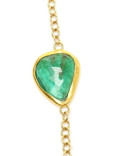 Shop Ram 18k Gold And Emerald Necklace