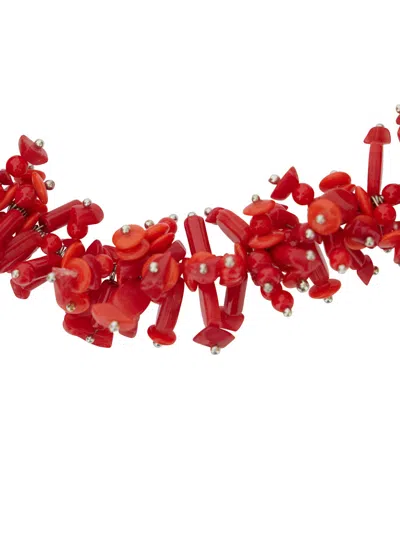 Dries Van Noten Women 04140-neckl.w251-301 Q067 W.neckl. In Red