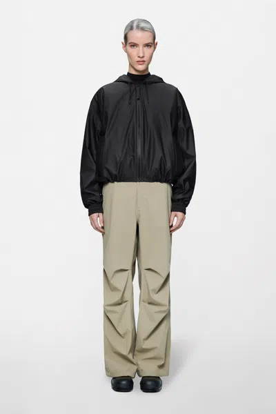 Rains Lohja Insulated Bomber W Jacket In Black