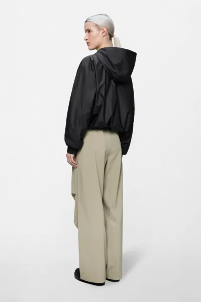 Rains Lohja Insulated Bomber W Jacket In Black