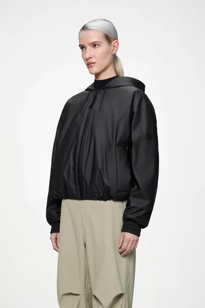 Rains Lohja Insulated Bomber W Jacket In Black