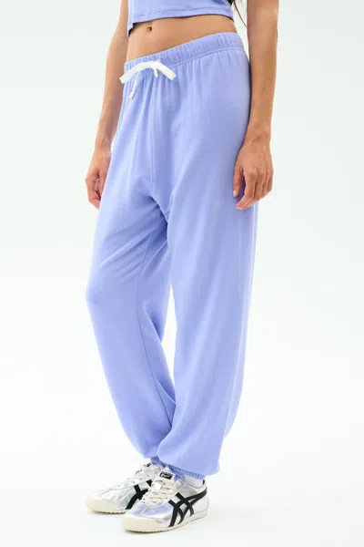 Splits59 Andie Oversized Fleece Sweatpant In Blue
