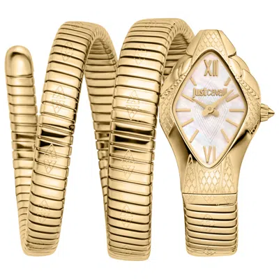 Just Cavalli Snake Women's Watch In Gold