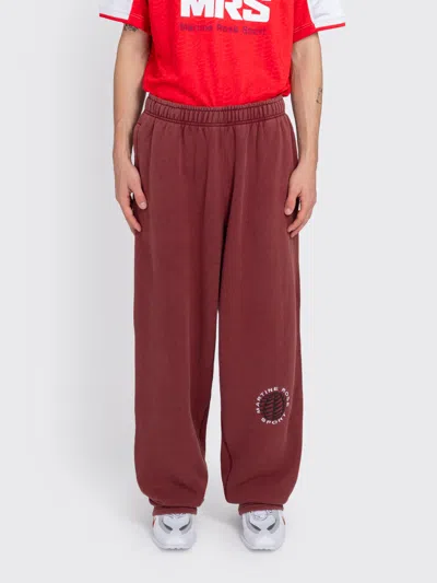 Nike Martine Rose X  Sweatpants In Burgundy
