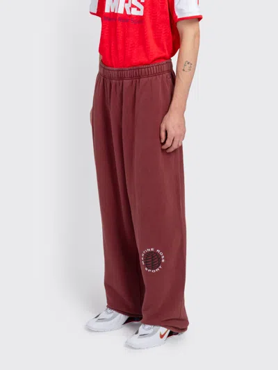 Nike Martine Rose X  Sweatpants In Burgundy