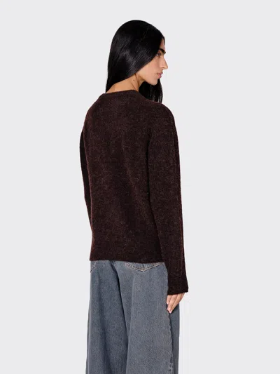 Samsoe & Samsoe Nor Short Cardigan In Brown