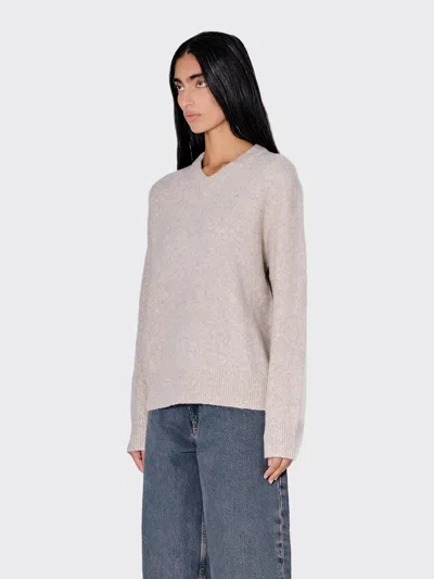 Samsoe & Samsoe Samelody V-neck In Sand