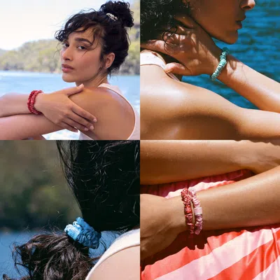 Slip Pure Silk Skinny Scrunchies With Complimentary Pouch In Multi