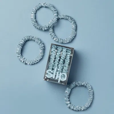 Slip Skinny Scrunchies In Blue