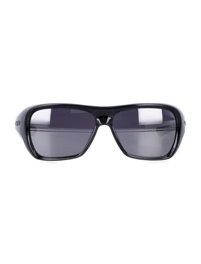 Oakley Rectangular Frame Sunglasses Dark Lenses In Black