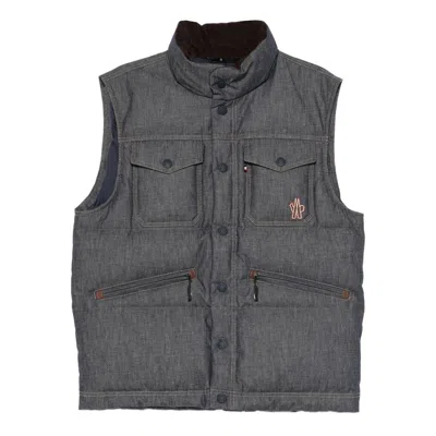Moncler Grenoble Outwear Waistcoats In Blue