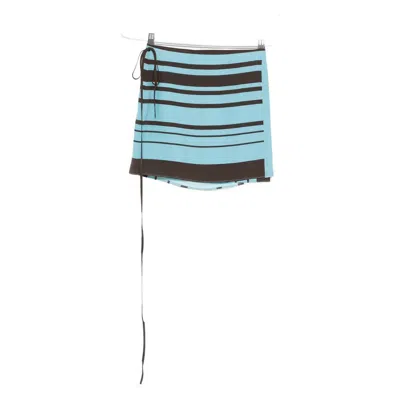 Sir Rioja Wrap Mini Skirt In Multi