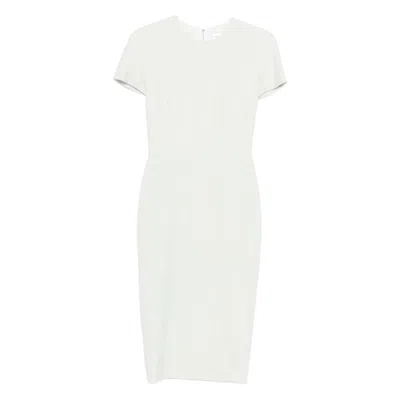 Victoria Beckham Fitted Double Crepe T-shirt Dress In Multi