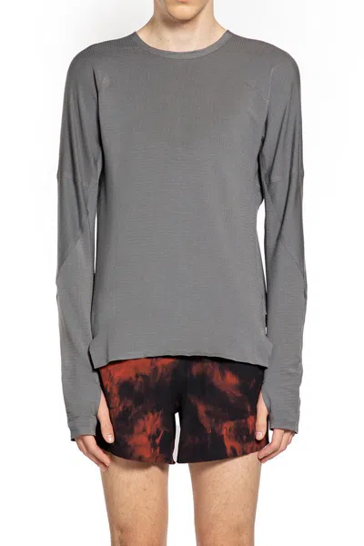 Y-3 Adidas T-shirts & Tank Tops In Gray