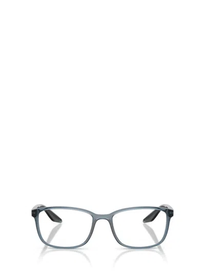 Prada Linea Rossa 55mm Pillow Optical Glasses In Gray
