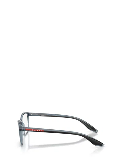 Prada Linea Rossa 55mm Pillow Optical Glasses In Gray