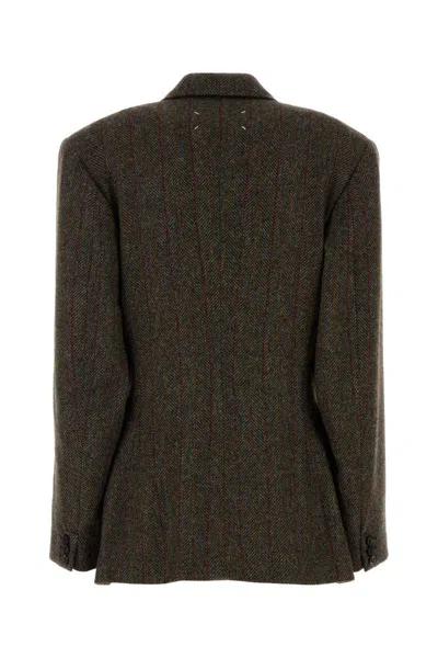 Maison Margiela Jackets And Vests In Brown