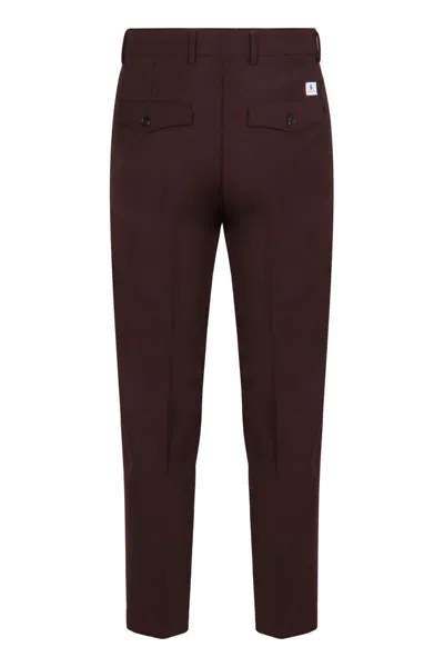 Department Five Department 5 Pants In Mixed Wool In Brown