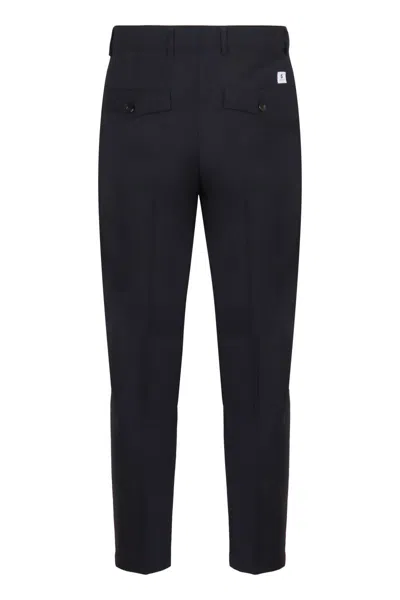 Department Five Department 5 Pants In Mixed Wool In Black