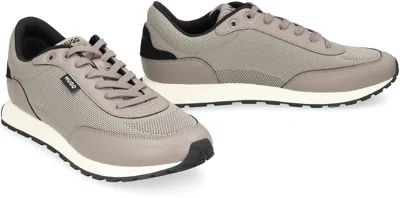 Hugo Boss Boss Low-top Sneakers In Fabric In Neutral