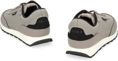 Hugo Boss Boss Low-top Sneakers In Fabric In Neutral