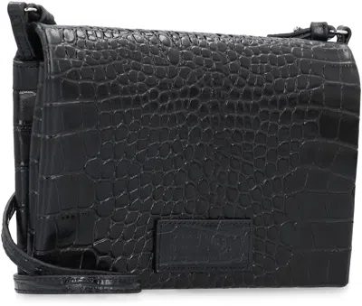Mm6 Maison Margiela Shoulder Bag Made Of Leather In Black