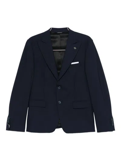 Daniele Alessandrini Button Suit In Blue
