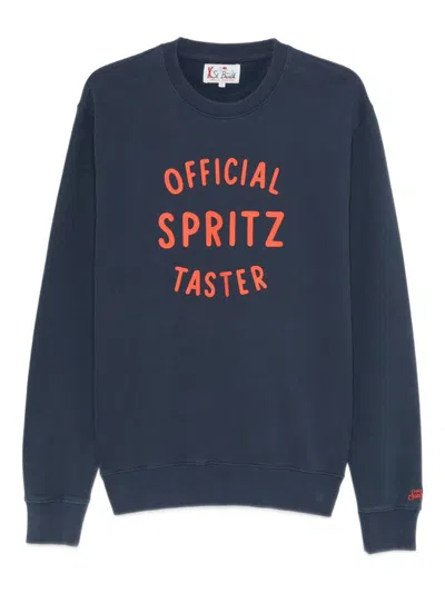 Mc2 Saint Barth Crew-neck Sweatshirt In Blue