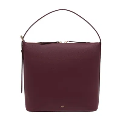 Apc A.p.c. Vera Shoulder Bag In Purple