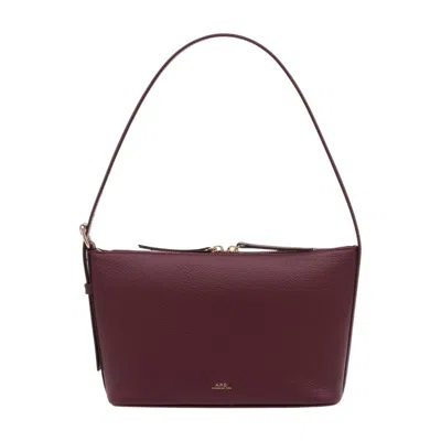 Apc A.p.c. Vera Shoulder Bag In Purple