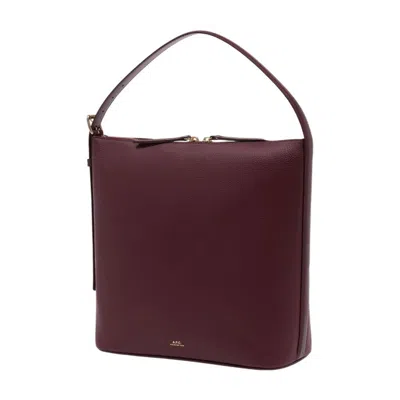 Apc A.p.c. Vera Shoulder Bag In Purple